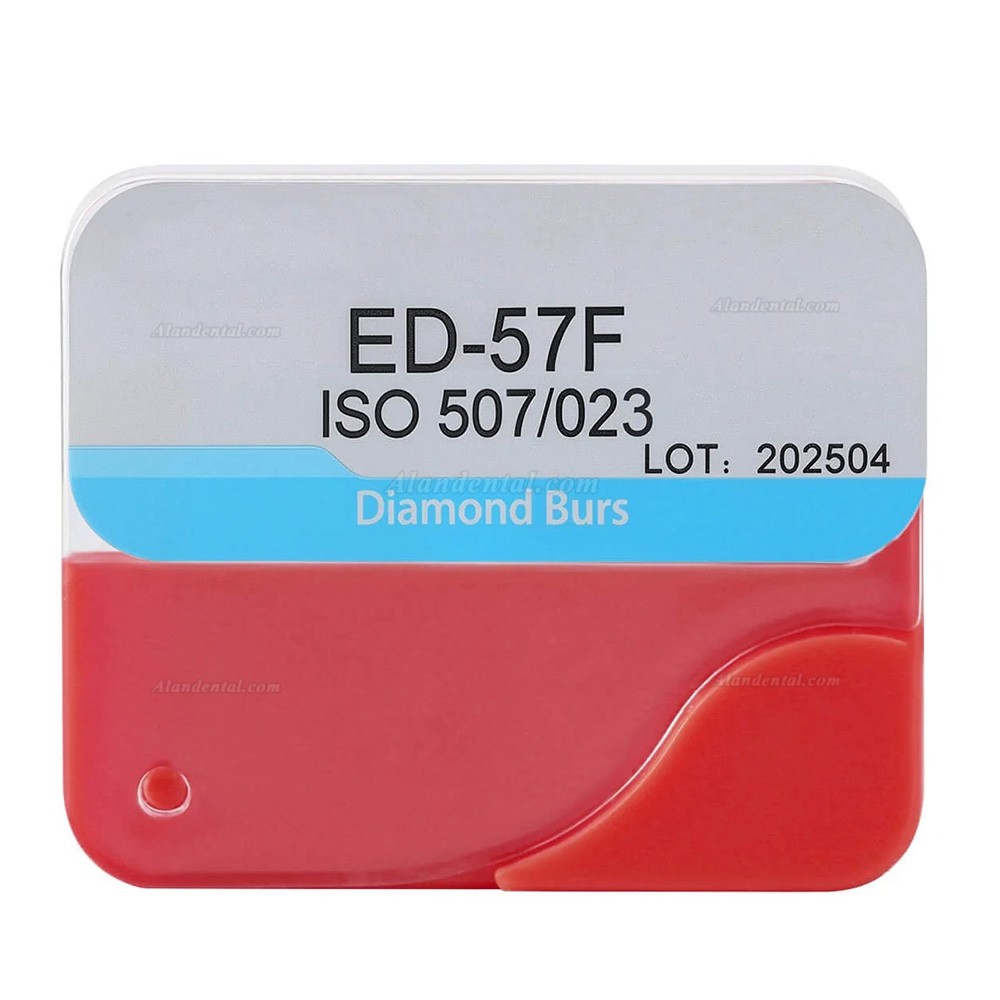 5pcs/Box Dental Diamond Bur (Grit Fine/Extra Fine/Medium)